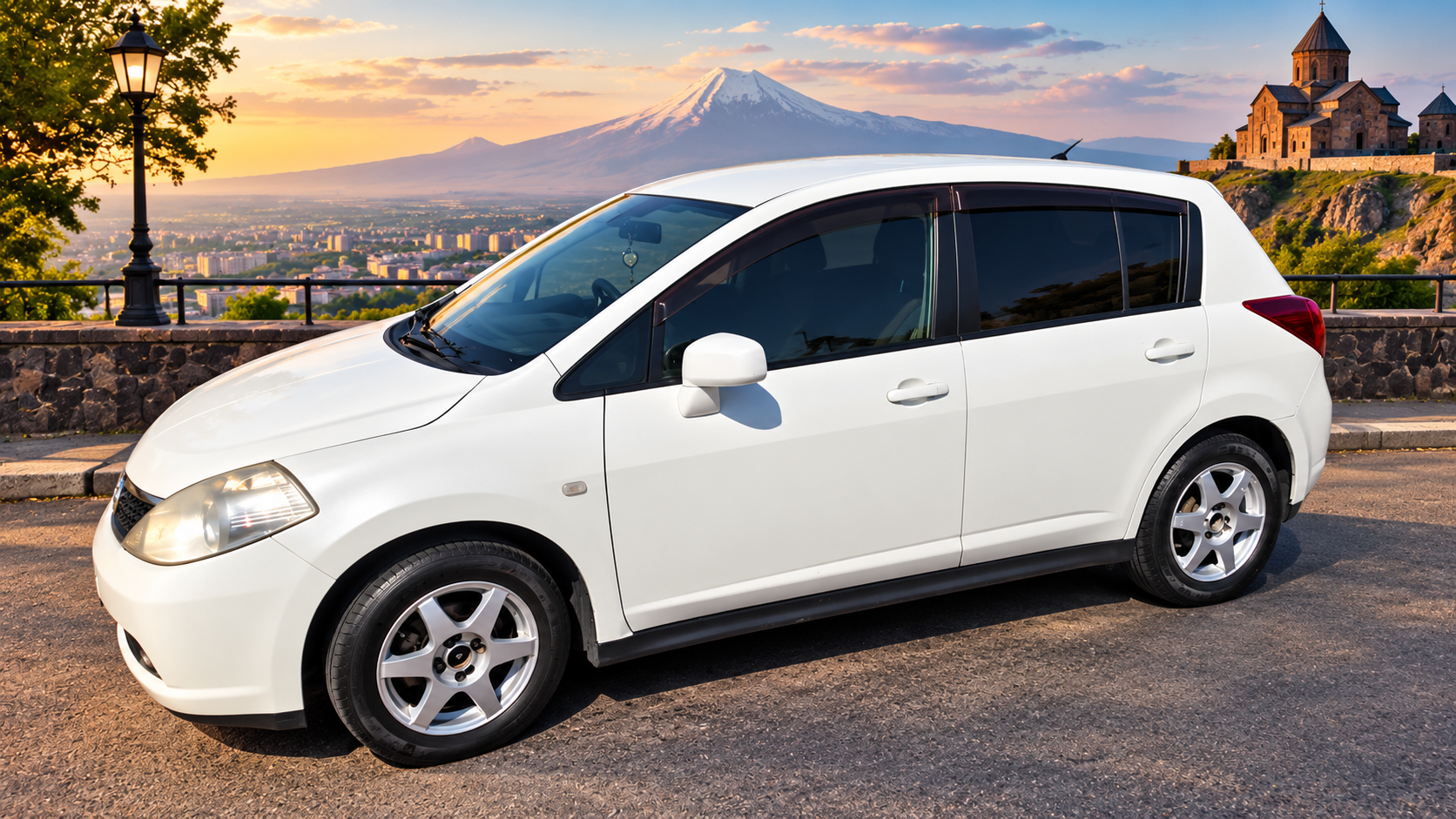 Nissan tida rental in Armenia